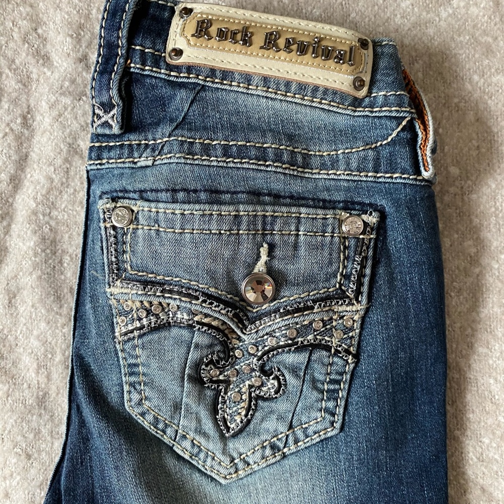 Womens Rock Revival Scotia Skinny Stretch Jean